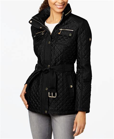 michael kors quilted coats|michael kors waterproof jacket.